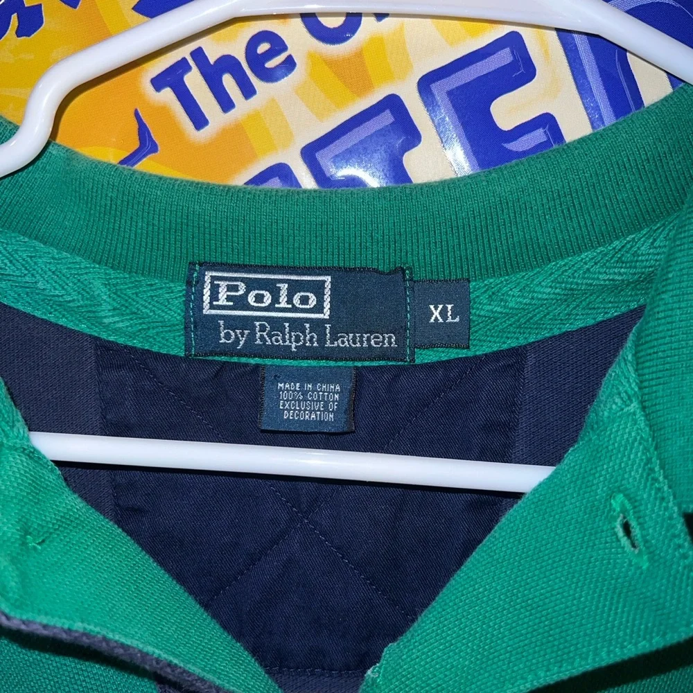 Vintage Green Polo Shirt with Embroidered Logo! - Picture 6 of 6